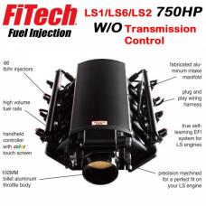 Ultimate LS Fuel Injection Kit for LS1/LS2/LS6 - 750HP w/o Trans. Control | FiTech - 70003