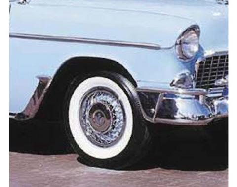 Early Chevy Tire, 6.70 x 15, B.F. Goodrich Silvertown, With2-1/2'' Whitewall,Bias Tires, 1949-1954