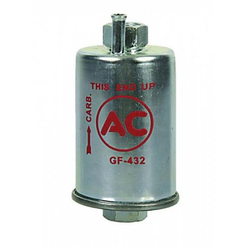 Chevy Fuel Filter, GF432, For Cars With 1/4 Return Line, 19691974