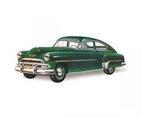 Chevy Rear Glass, Fleetline 2 & 4-Door Sedan, 1949-1952