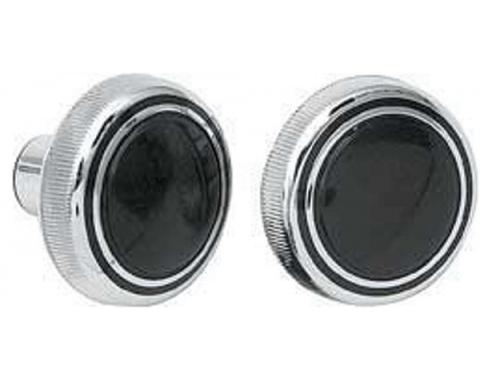 Full Size Chevy Radio Volume & Tuning Knobs, 1969-1970