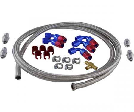 Chevy Hydroboost Hose Kit, For Use With Delphi Steering & Saginaw Pump, 1955-1957