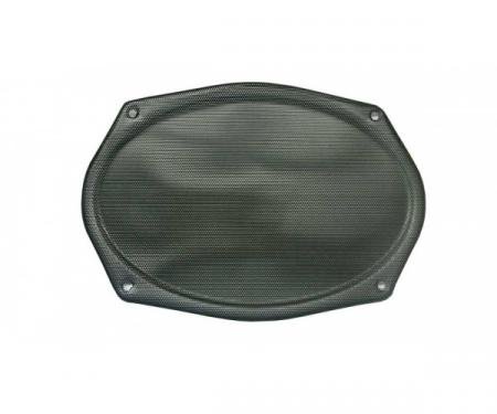 Chevy Speaker Grille, Rear, Black 1955-1957