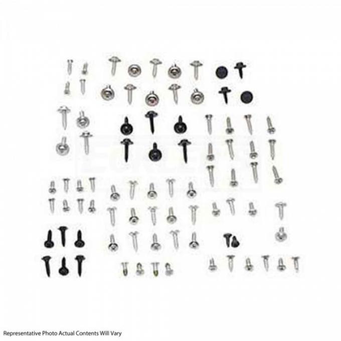 Early Chevy Interior Screw Kit, Two Door Deluxe, 1949-1952