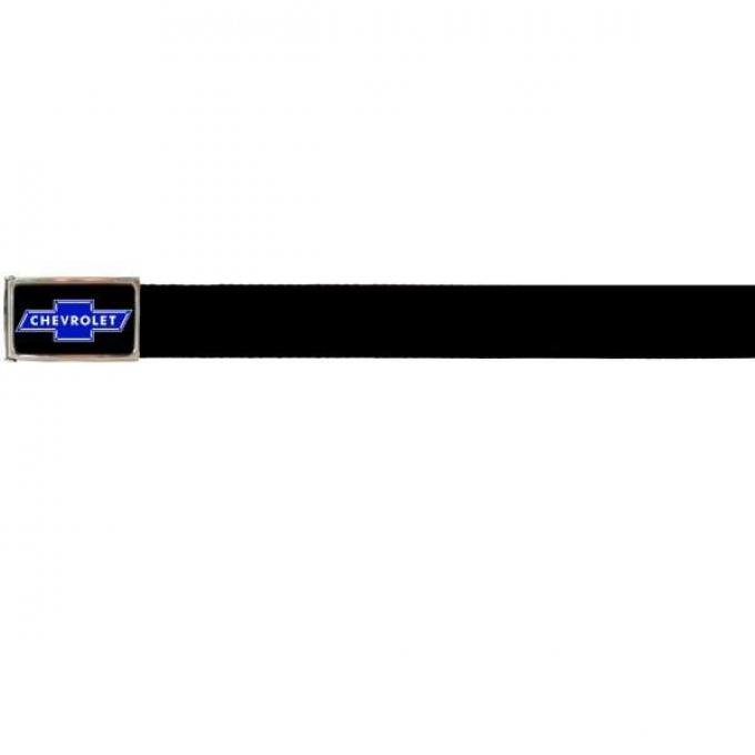 Web Belts, Up to 28'' Waist, Chevy Blue Bowtie Logo