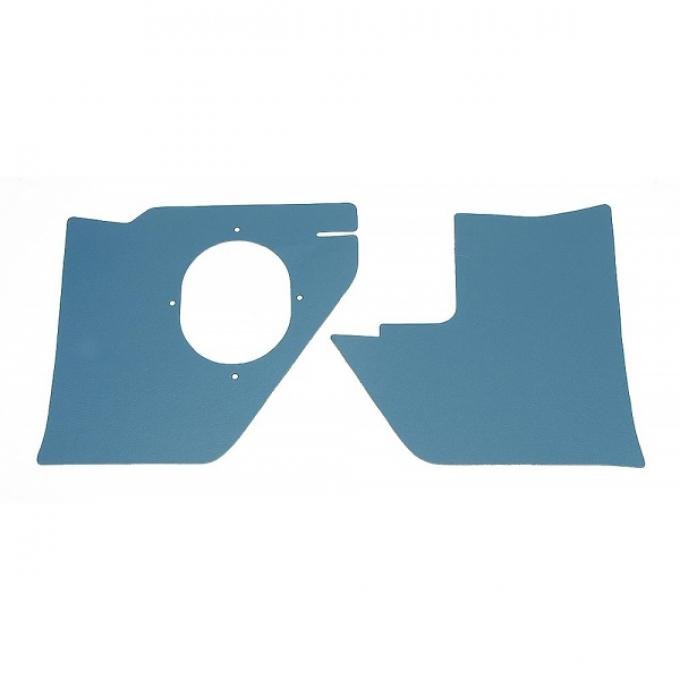 Full Size Chevy Kick Panels, For Cars With Air Conditioning, Blue, 1963