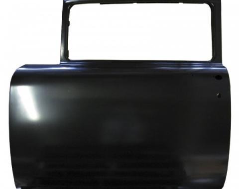 Chevy Door Assembly, Left, Good Quality, 2-Door Sedan & Wagon, 1955-1957