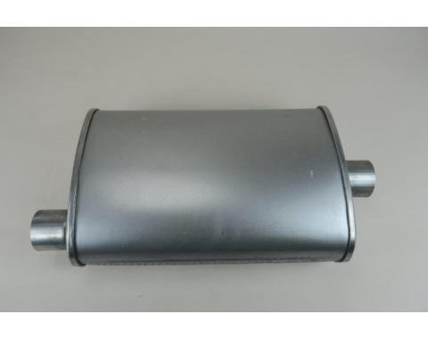 1955-1957 Chevy Aluminum Turbo Muffler 2" Diameter