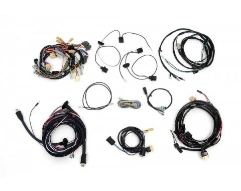 Chevy Wiring Harness Kit, V8, Manual Transmission, 2-Door Sedan, With Alternator, 1957