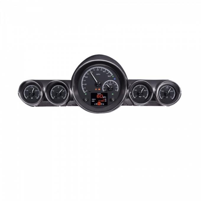 Chevy Analog Dash Gauges, Dakota Digital (HDX), 1955-1956