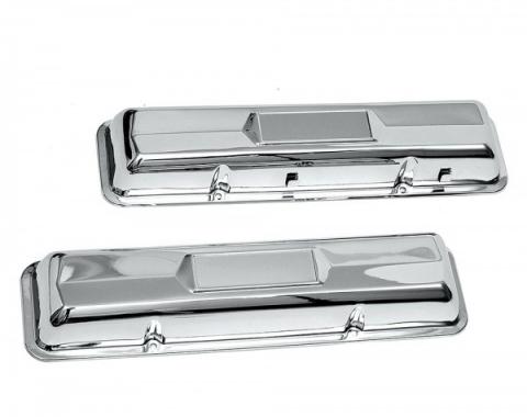 Full Size Chevy Valve Covers, Small Block, Chrome, 1958-1964