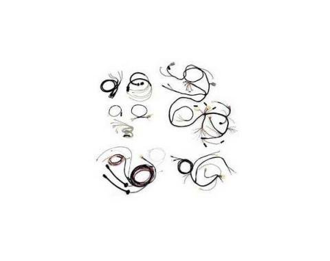 Chevy Wiring Harness Kit, V8, Automatic Transmission, With Generator, 210 2-Door Wagon, 1955