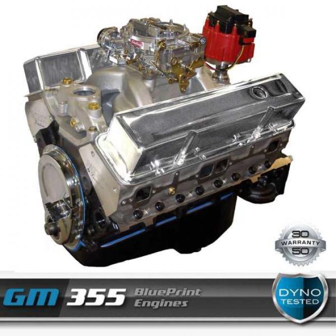 Chevy 355 C.I. Blueprint Crate Engine 390HP, Roller Cam, Aluminum Heads, 1949-1954