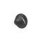 Shift Knob, Lokar, Black Anodized Aluminum, Mushroom Shape, 4-Speed, GM 700R4/200R4/4L80/4L80E/4L60/4L60E Automatic Transmission