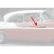 Chevy Front Door Molding, Bel Air, Left Lower Or Right Upper, For 4-Door Hardtop, Show Quality, 1956