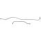 Chevy Brake Line, Rear Housing, Stainless Steel,1951-1952