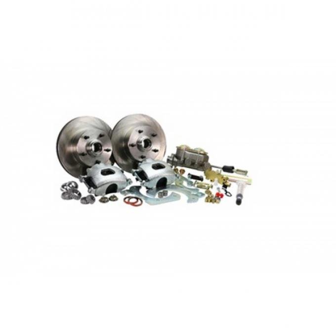 Late Great Chevy - Front Disc Brake Conversion Kit For Stock Spindles, Deluxe, Manual Brakes, 1965-1968