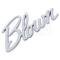 Full Size Chevy Blown Script Emblem, Chrome, 1958-1984