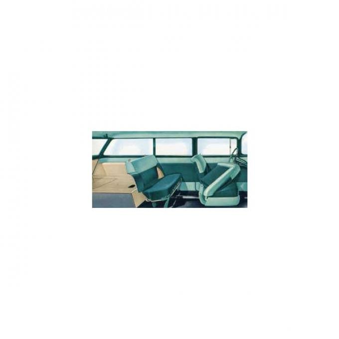 Chevy Seat Cover Set, 150 2-Door Wagon, 1955