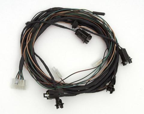Full Size Chevy Rear Body & Taillight Wiring Harness, Impala Sport Coupe, 1964