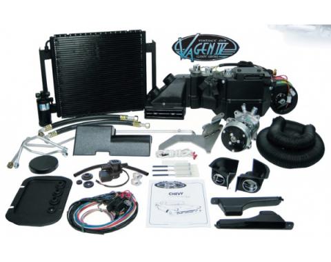 Classic Chevy - Air Conditioning Kit, LS Engine Conversion, With Center Vent, 1955-1956