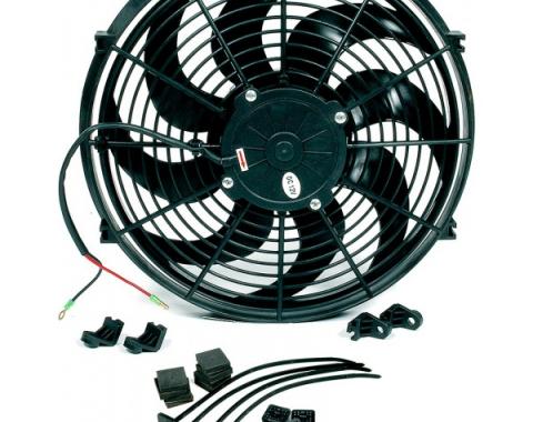 Full Size Chevy Electric Cooling Fan, Reversible 14, Black, 1958-1972