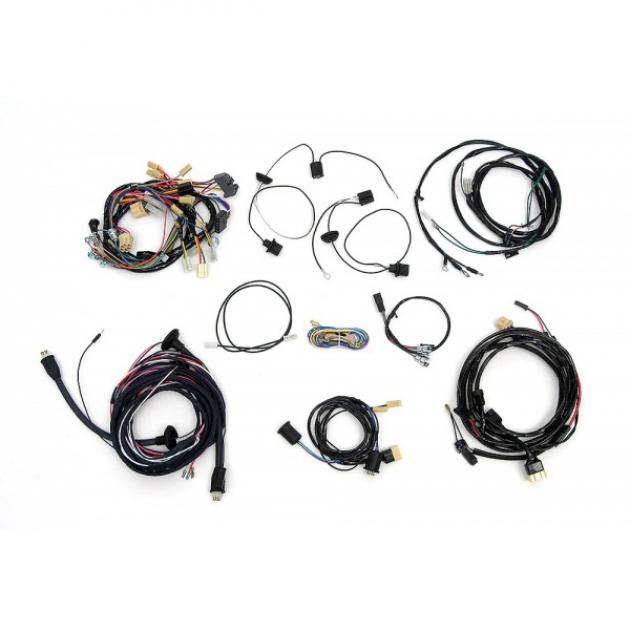 Chevy Wiring Harness Kit, V8, Manual Transmission, 2Door Sedan, With