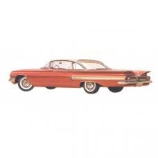 Full Size Chevy Seat Cover Set, 2-Door Hardtop, Impala, 1960