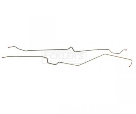 Chevy Main Fuel Line Return, 1/4 Inch, Inside Frame, Steel 1958