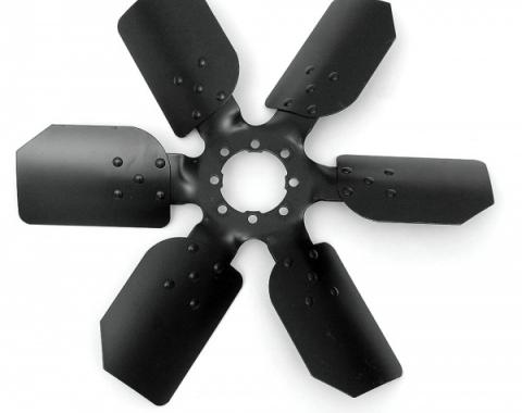 17" Steel Fan, 6-Blade, Clutch Type