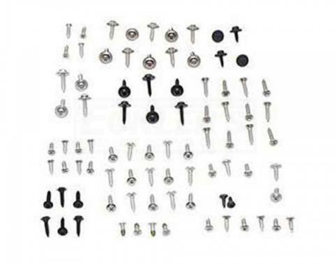 Early Chevy Interior Screw Kit, Bel Air Two Door Sport Coupe, 1954
