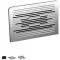 Chevy Dash Speaker Grille, Polished Billet Aluminum, 1957