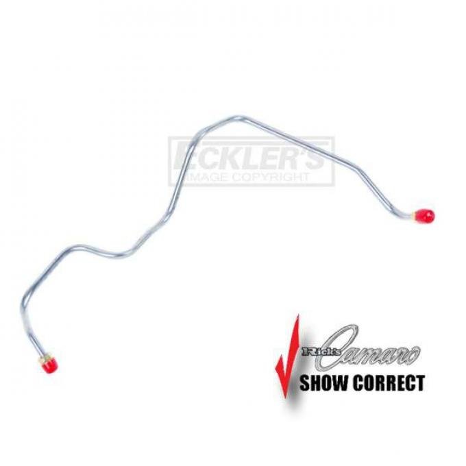 Chevy Main Fuel Line Return, 1/4 Inch, Convertible, Steel 1965-1966
