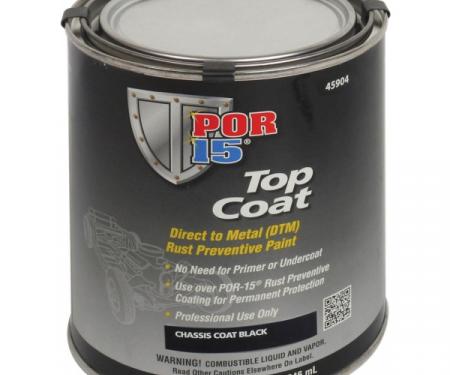 Rust Preventive Paint, Gloss Black, POR-15, Pint