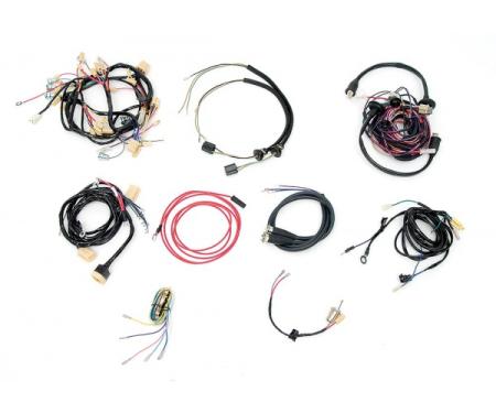 Chevy Wiring Harness Kit, V8, Manual Transmission, With Generator, Convertible, 1956