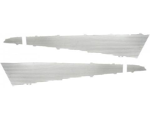 Chevy Quarter Panel Inserts, Bel Air, 2-Door, 1957