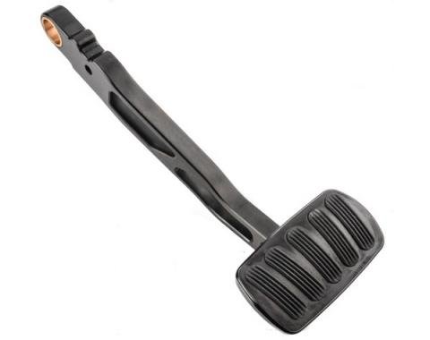 Chevy Billet Aluminum Power Brake Pedal Arm, Black, Automatic Transmission, Lokar, 1955-1957