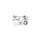 Chevy Power Window Kit, 2-Door Sedan, 1955-1957