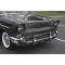 Full Size Chevy Auto Bra, With Fender Ornaments, Black, 1962