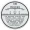 Full Size Chevy Tire Pressure Decal, 1964-1965