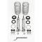 Chevy Front Coil-Over Shock Conversion Kit, Small Block, QA1, 1955-1957