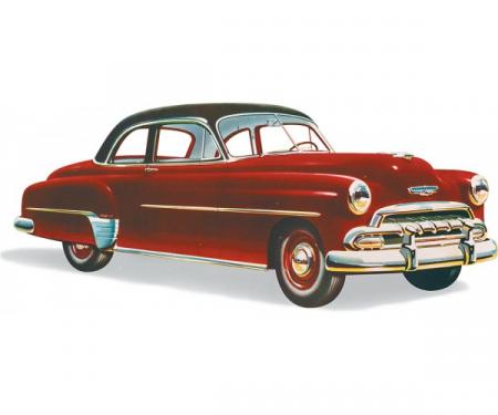 Chevy Windshield, Business Coupe, Sport Coupe And Styleline 2 & 4-Door, Sedan, Right, 1949-1952