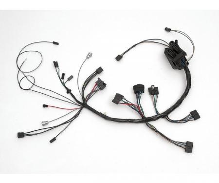 Full Size Chevy Dash Wiring Harness, With Column Shift  Manual Transmission, Impala, 1964