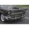 Full Size Chevy Auto Bra, With Grille Guard Bumpers, Black, 1963