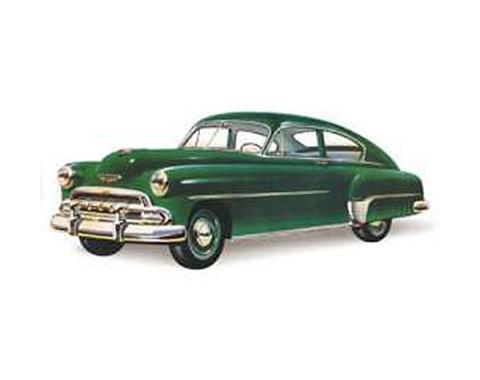 Chevy Vent Glass, Front, Fleetline 2 & 4-Door Sedan, 1949-1952