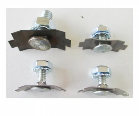 Chevy Radio Speaker Grille Clips, 1957