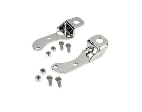 Chevy Anti-Sway Bar Brackets, Front, Competition Engineering, 1949-1954