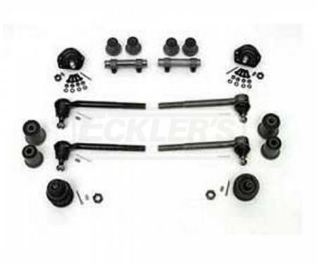 Full Size Chevy Mini Front End Suspension Rebuild Kit, WithPolyurethane Bushings, Except Wagon, 1963-1964