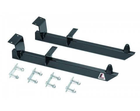 Early Chevy Universal Traction Bars, Black, 1949-1954