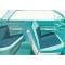 Full Size Chevy Seat Cover Set, 4-Door Hardtop, Impala, 1962